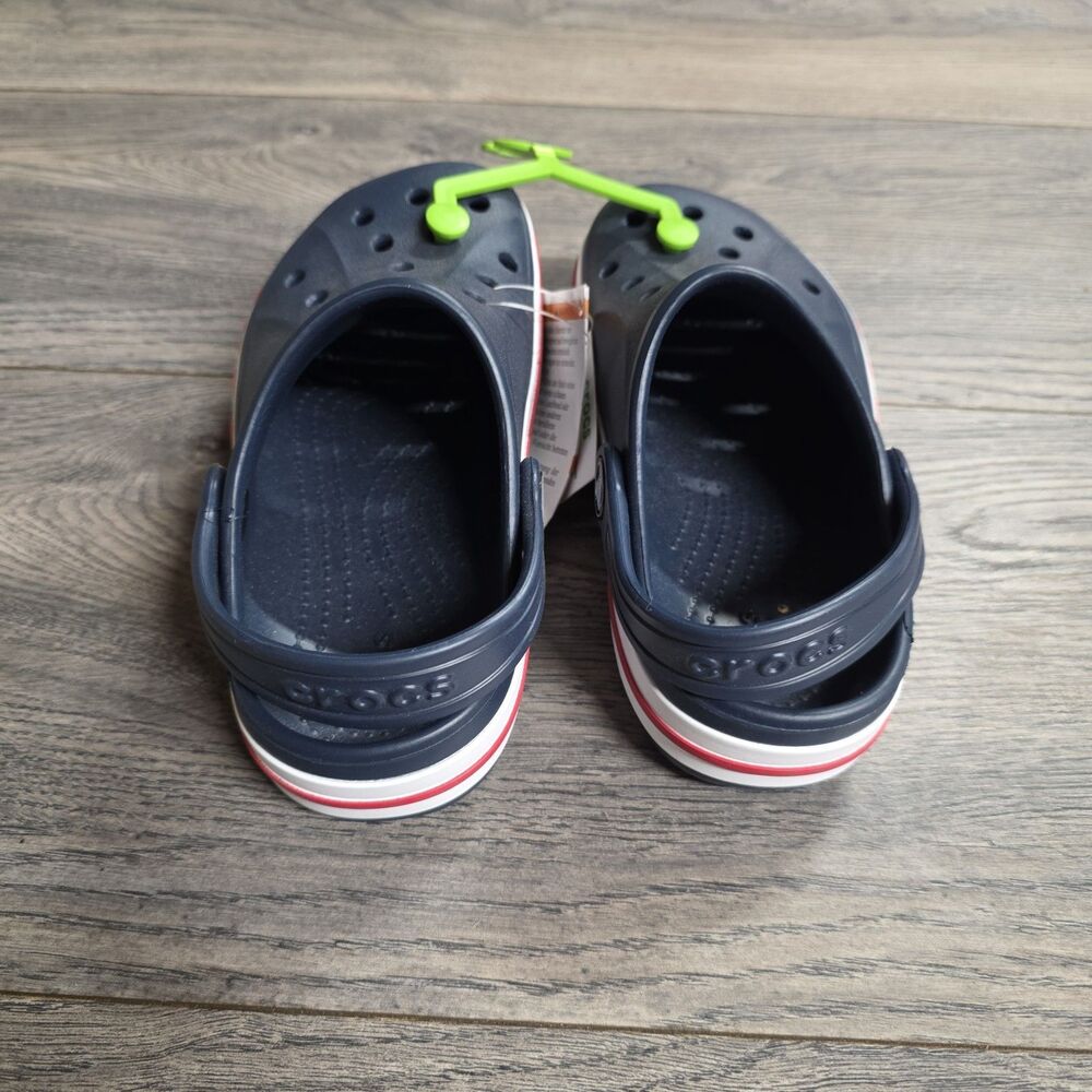 NEW Crocs Unisex Child Bayaband Clog Navy Kids size C11 B873 Slip On - Picture 2 of 5